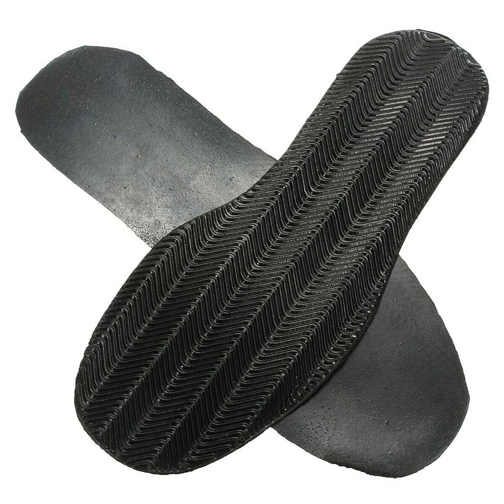 1 пара защитных эластичных плоских каблуков Мягкая утолщенная подошва для ремонта обуви из противоскользящей резины своими руками
