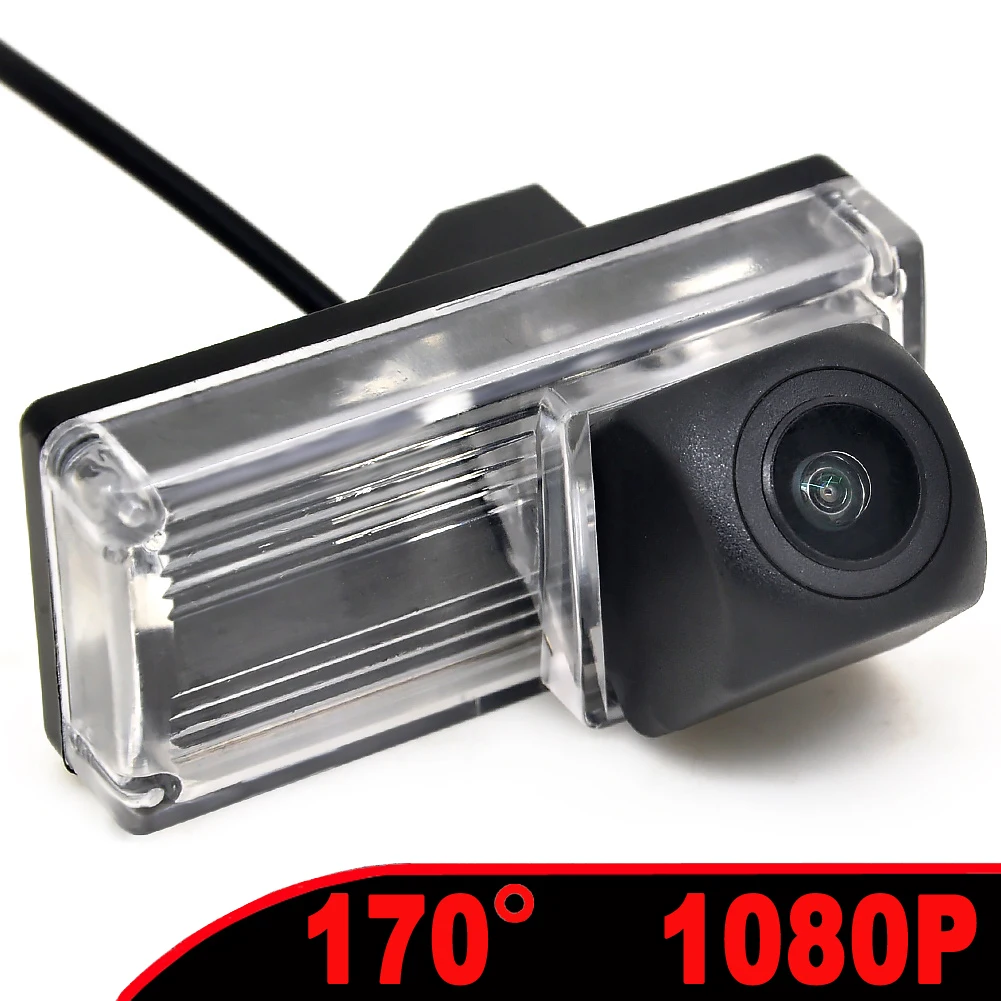 170° HD 1080P AHD Камера Заднего Вида автомобиля Fisheye с Функцией Обратной Парковки, Резервная Ночная Камера для Toyota Land Cruiser LC 100 120 200 Prado
