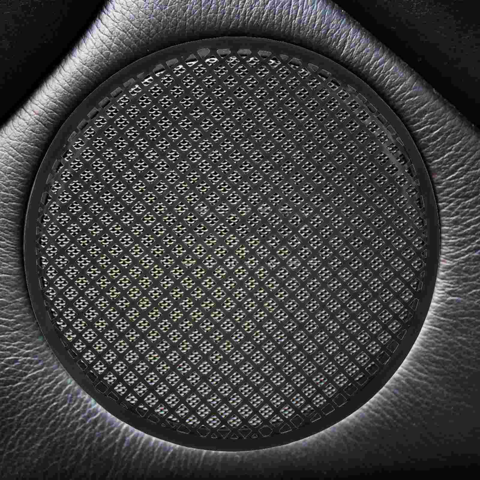2 шт Звуковая решетка Простые защитные сетки для сабвуфера Автомобильная сеть динамиков Автомобильная Сетчатая крышка Железный звук