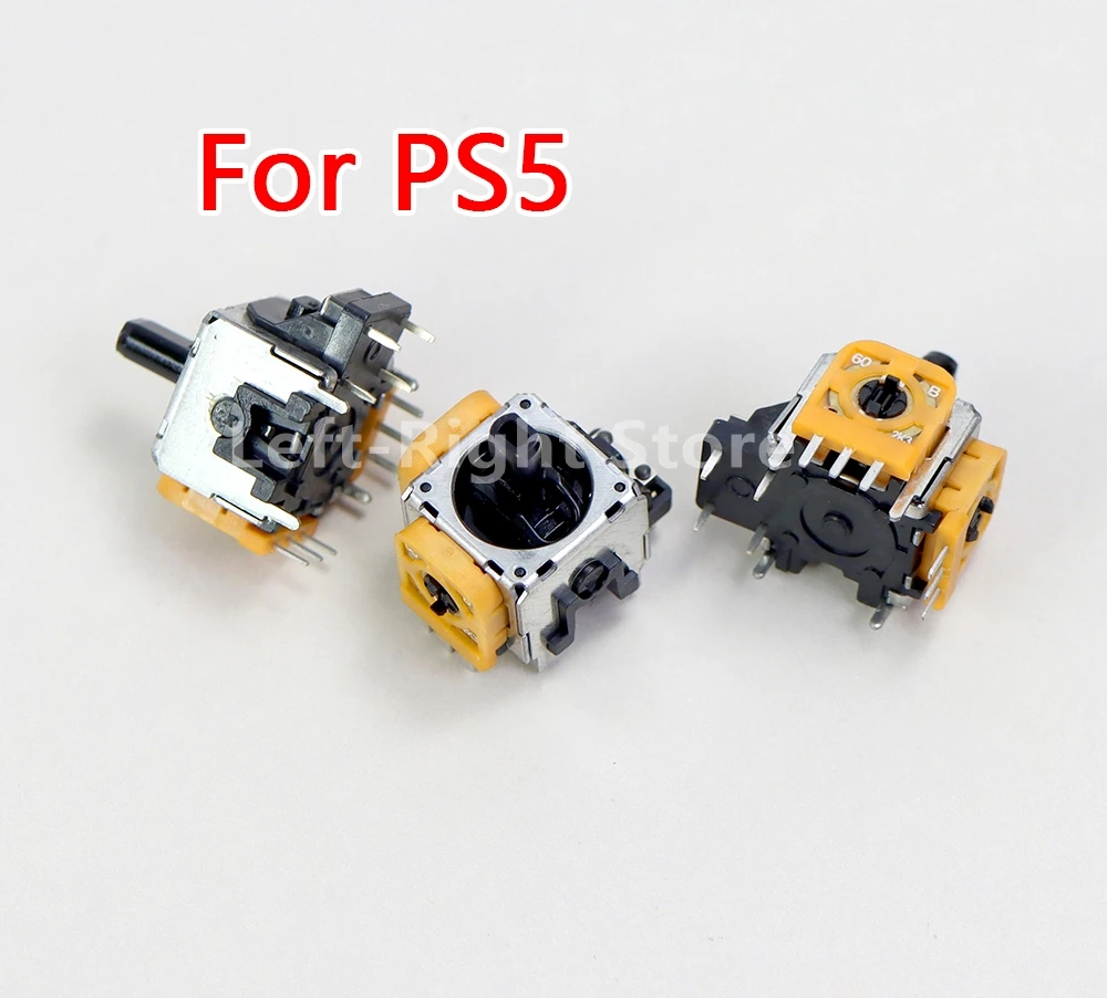 20ШТ для PS5 2.3K Желтый 3D Аналог для Playstation 5 Контроллер Джойстик Модуль датчика Потенциометры