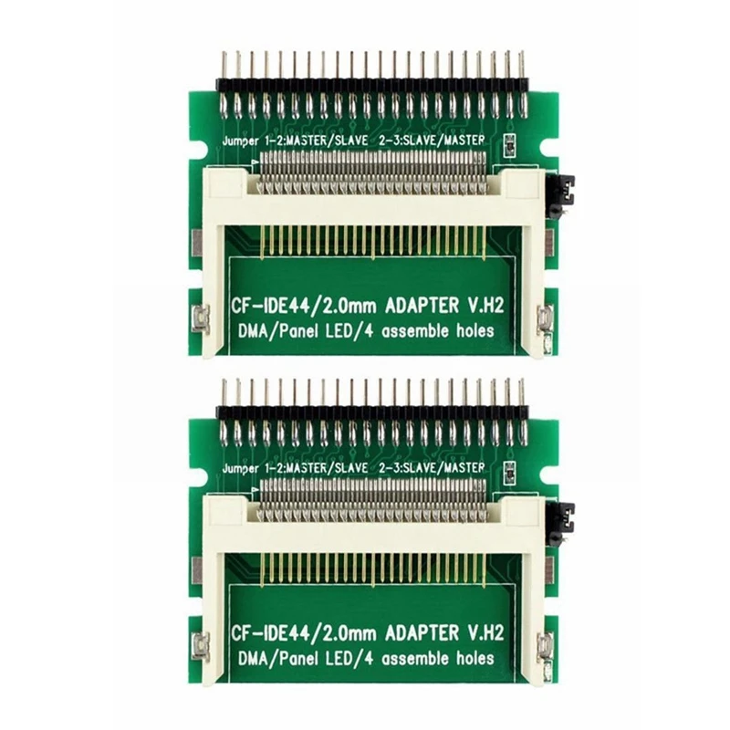 2X Карта Compact Flash Cf в Ide 44Pin 2 мм штекер 2,5-дюймовый загрузочный адаптер для жесткого диска