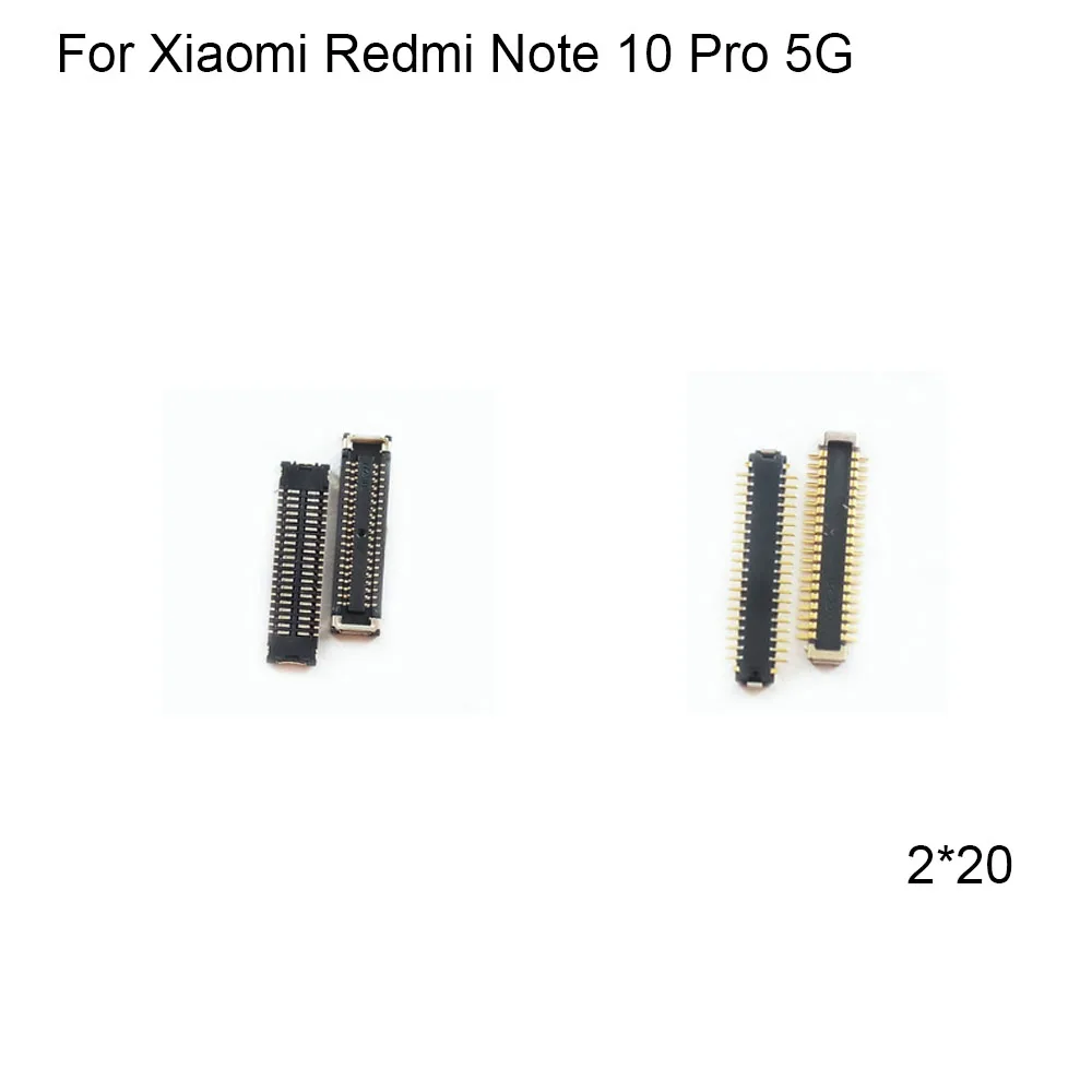 2ШТ Для Xiaomi Redmi Note 10 Pro 5G CD экран дисплея разъем FPC для Xiaomi Redmi Note 10Pro логика на материнской плате mainboard
