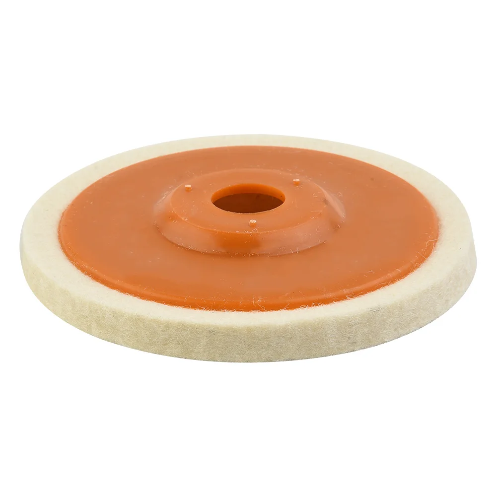4-дюймовый шерстяной полировальный круг, круглая полировальная площадка для шлифования царапин на стекле, мебели из нержавеющей стали, керамики, абразивный инструмент