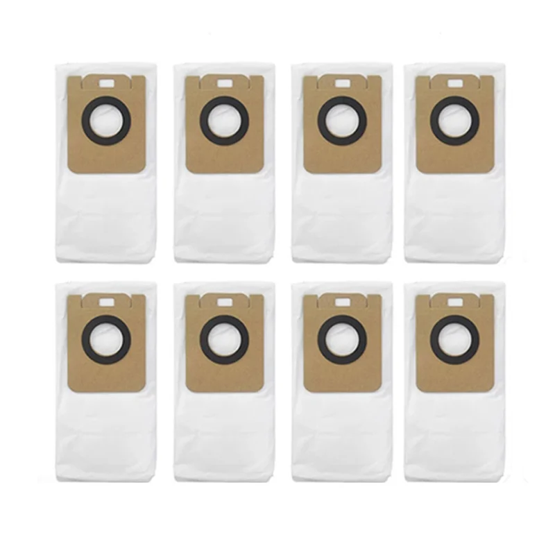 8 шт. Мешки для пыли для Xiaomi Dreame Bot D10 Plus RLS3D Запчасти для пылесоса Аксессуары
