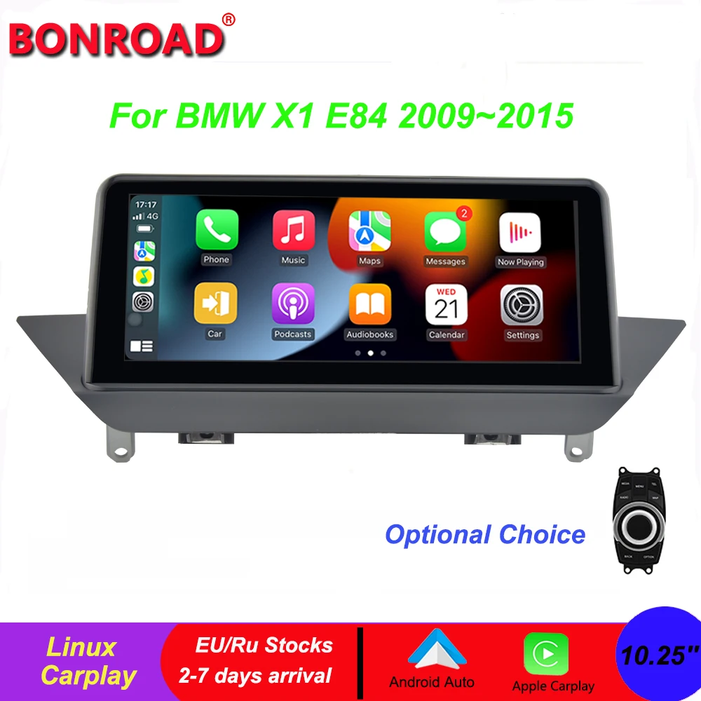 Bonroad 10.25 BMW E84 Linux Автомобильный Мультимедийный Для BMW X1 E84 2009 ~ 2015 Беспроводной Carplay 2 Din Bluetooth Автомобильный Стерео Android Auto