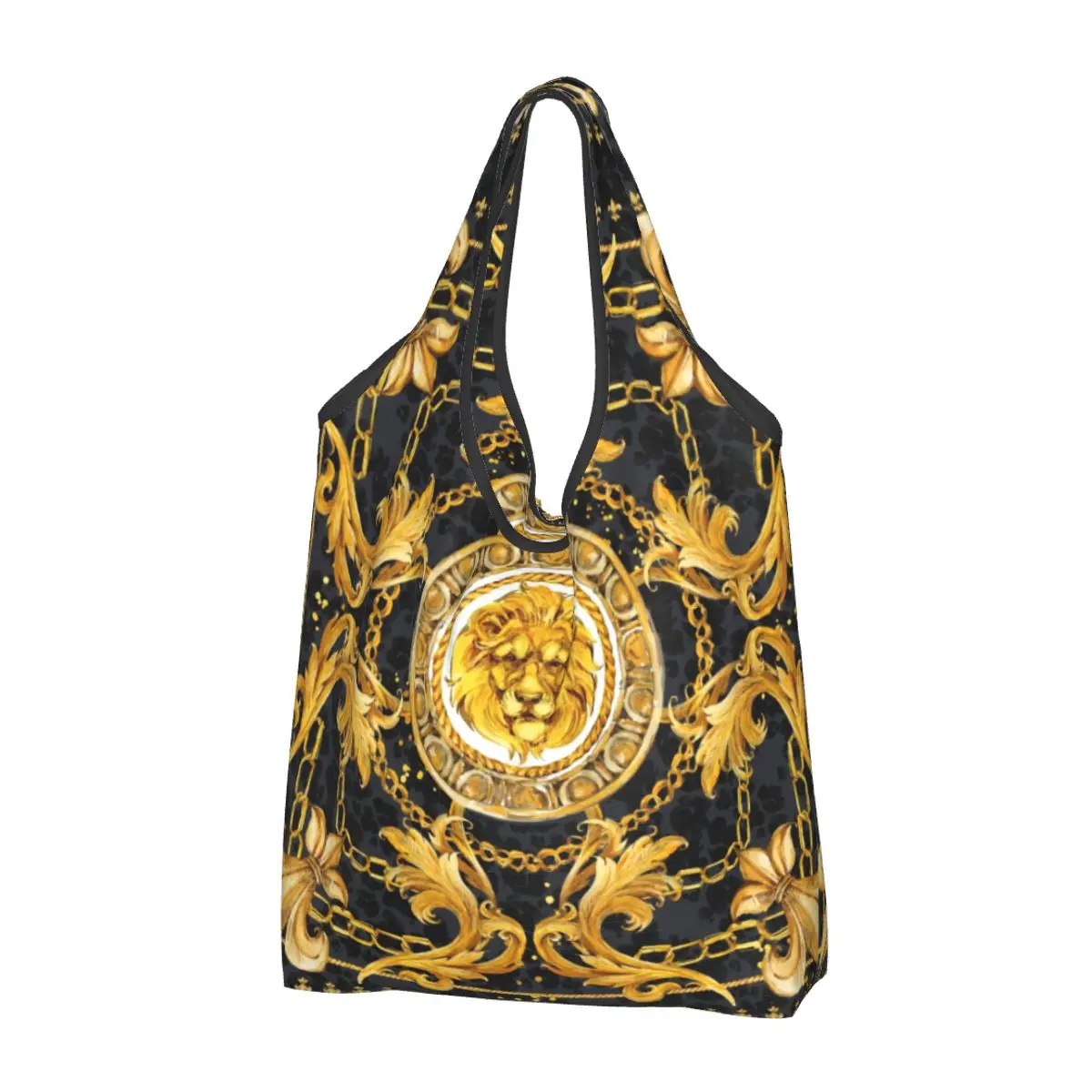 Kawaii Роскошные сумки для покупок в стиле европейского барокко, портативная сумка для покупок продуктов через плечо