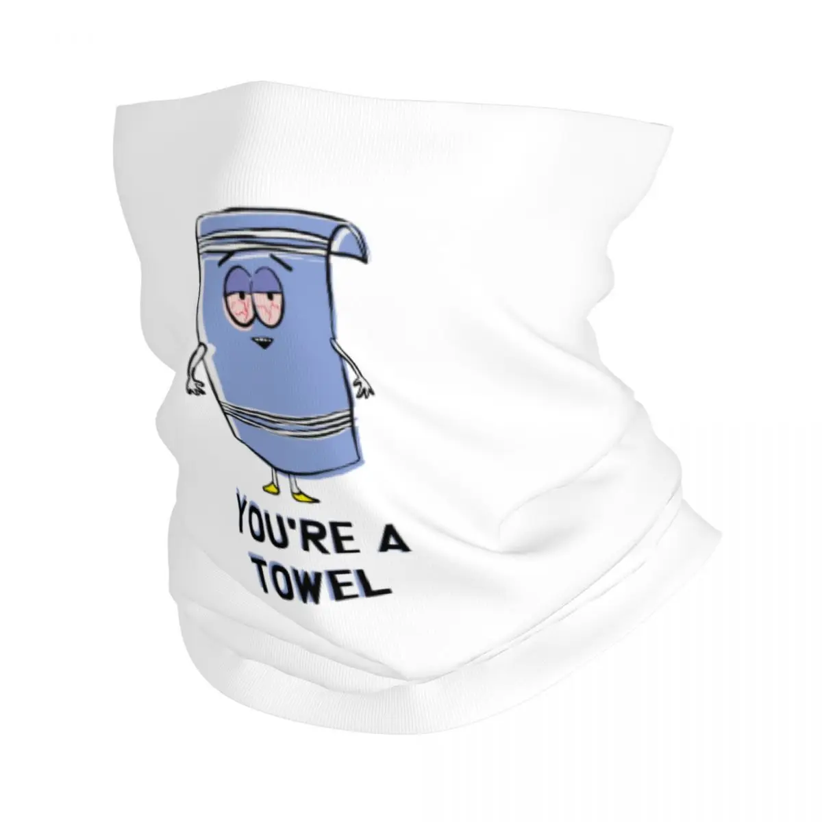 Southpark Towelie You Are A Towel, Бандана, шейный платок, маска с рисунком из мультфильма Аниме, Шарф, маска для лица, велоспорт, унисекс, взрослый, всесезонный