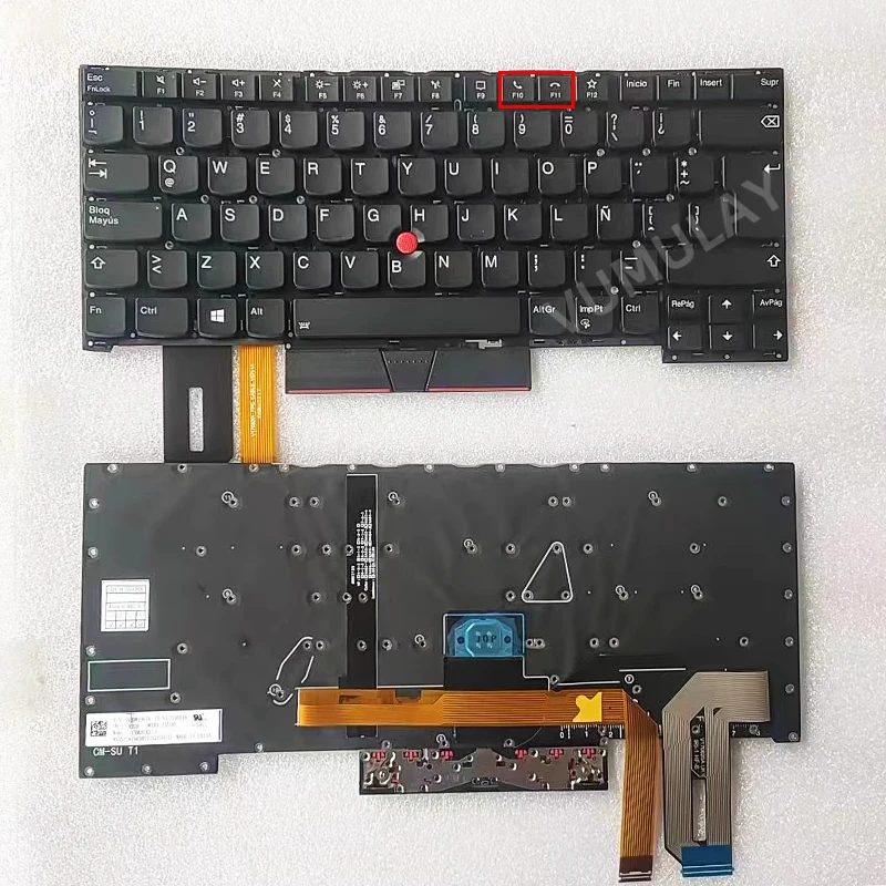 SP/Латинская Клавиатура с Подсветкой для Lenovo ThinkPad P1 GEN 1 GEN 2 20MD 20QT 20QU X1 EXTREME GEN 1 2 20MF 20MG 20QV T490s T495s 20QJ