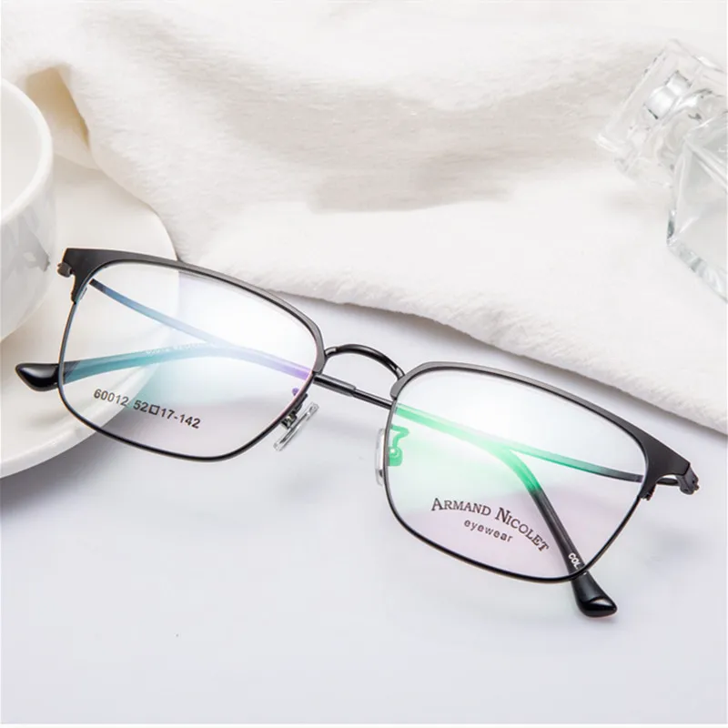 TGCYEYO Новое поступление, модные очки из сплава, мужские деловые оправы для очков, Ультралегкие оптические очки с полной оправой по рецепту