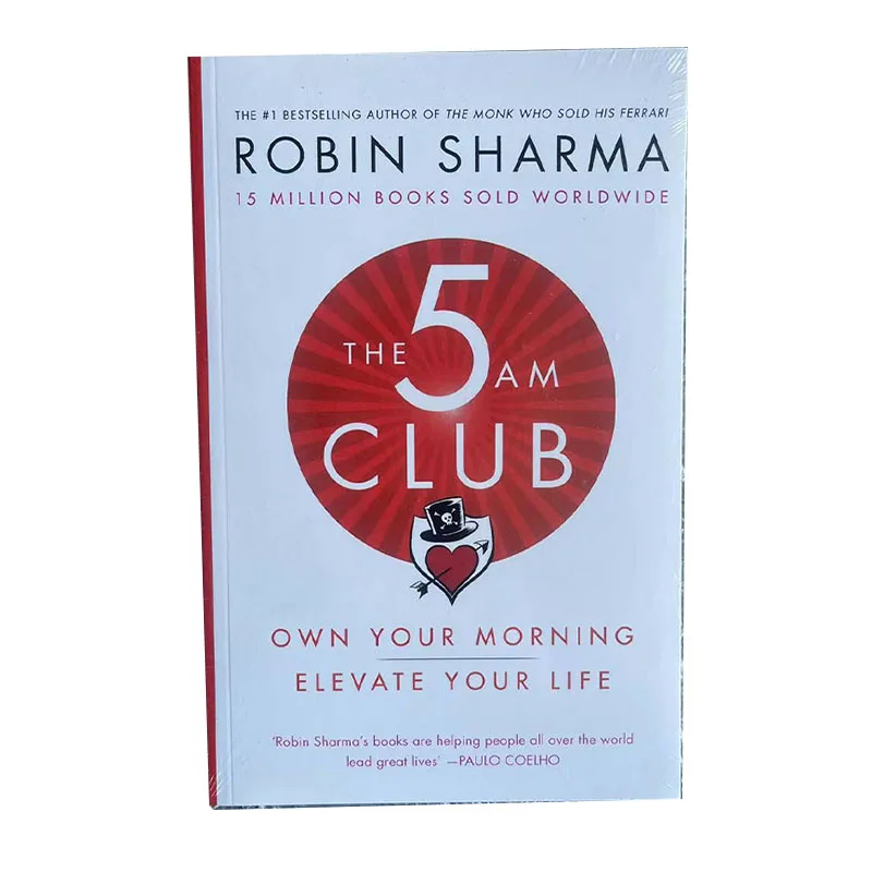 The 5AM Club От Robin Sharma Книга по английскому языку Own Your Morning Elevate Your Life