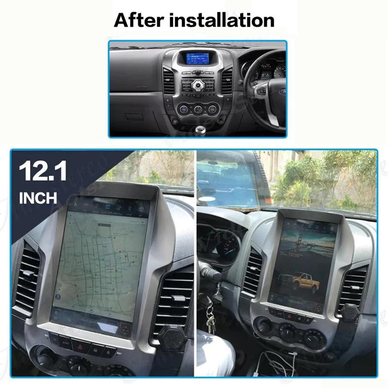 Автомагнитола Android, мультимедийный проигрыватель GPS для Ford F250, автомобильная навигация, DVD-стереоприемник, головное устройство