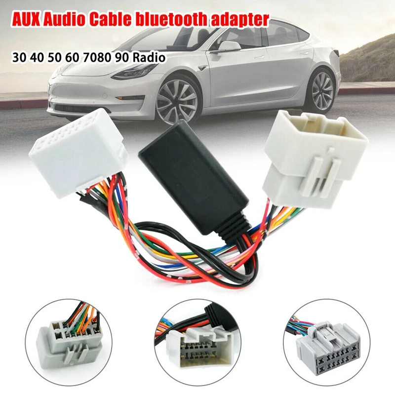 Автомобильный аудиоприемник AUX In Bluetooth Адаптер для Volvo C30 C70 S40 S60 S70 S80 V40 V50 V70 XC70 XC90
