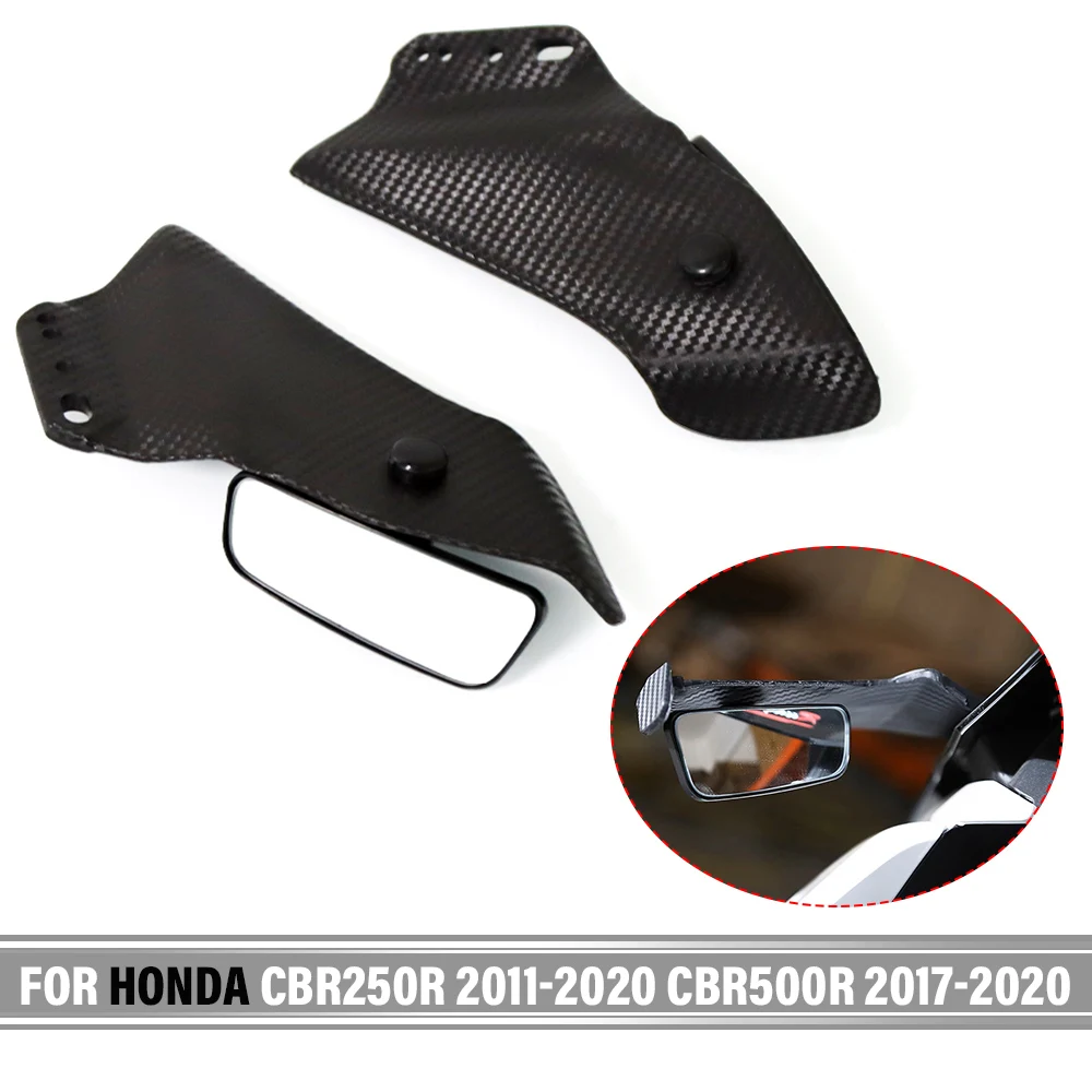 Для Honda CBR250R 2011-2020 CBR500R 2017-2020 Обтекатель Бокового Крыла Мотоцикла, Регулируемый Боковой Спойлер, Обтекатель с Зеркалами