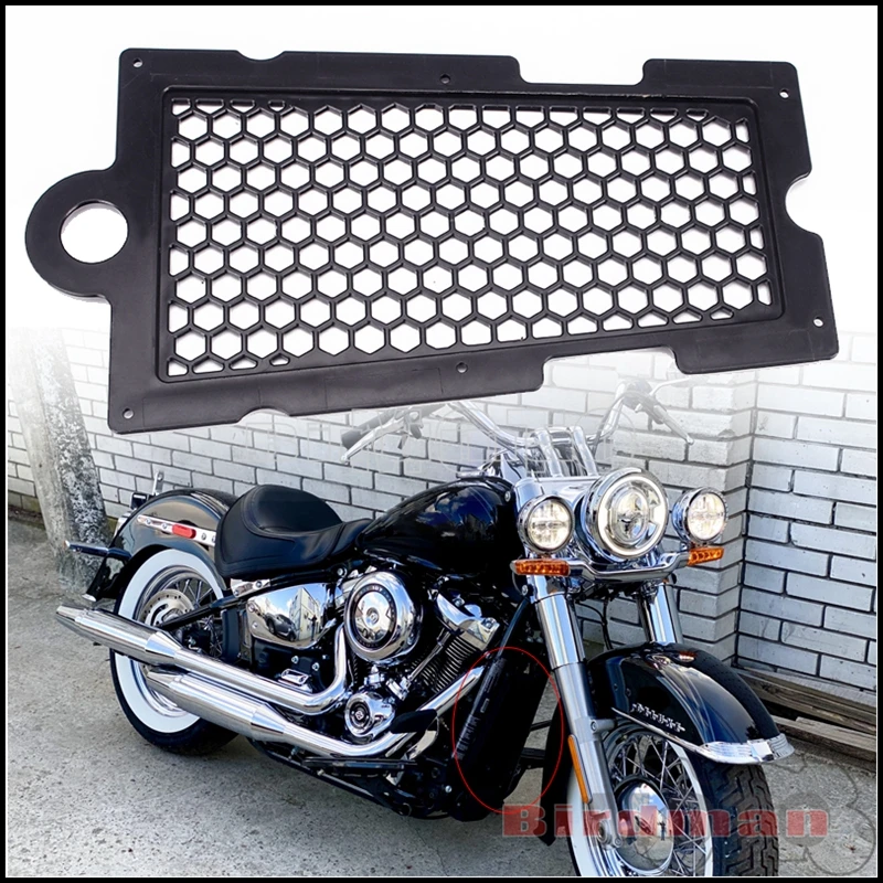 Для мотоцикла Harley Softail Сотовая Сетка Защитная Крышка Решетки Радиатора Street Bob Breakout Low Rider FXDR 114 2018-2020