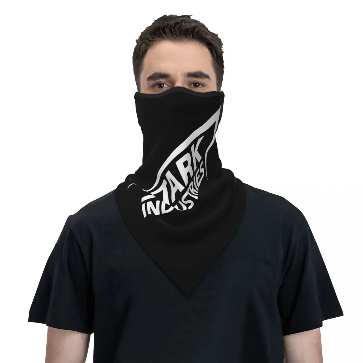 Железная компания Stark Industries Бандана, гетры, Зимняя грелка для шеи, мужской Ветрозащитный шарф для лыжной маски для лица