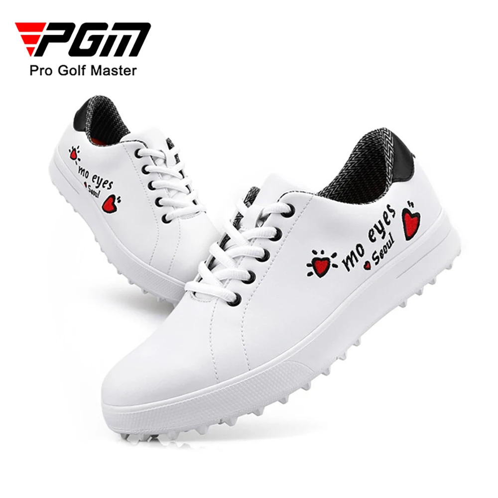 Женская обувь для гольфа PGM, водонепроницаемые нескользящие спортивные кроссовки для гольфа, Удобные женские кроссовки для активного отдыха