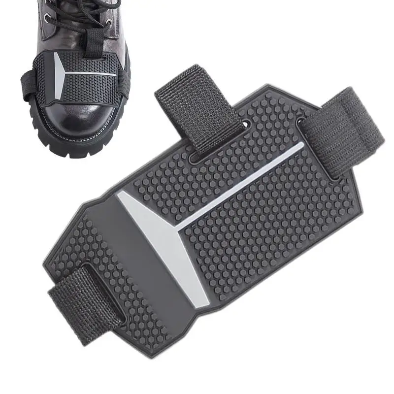 Защита для мотоциклетной обуви, резиновая защита для обуви для езды на мотоцикле, противоскользящая защита для обуви с крючком и петлей, идеально подходит для мотоцикла