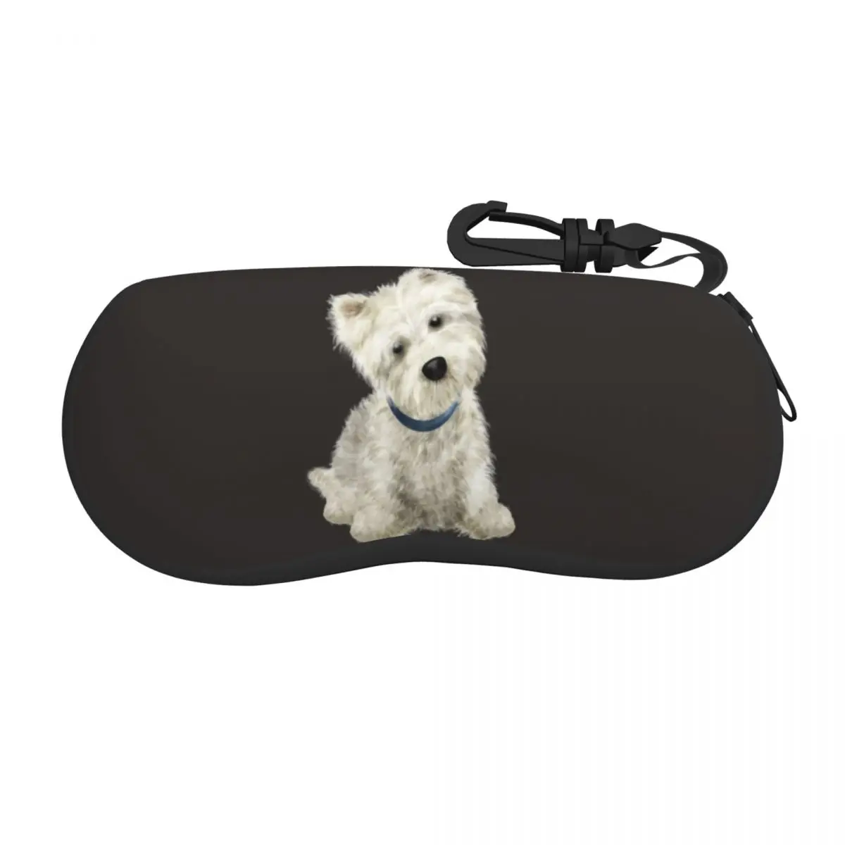 Изготовленный на заказ милый футляр для очков для собак Вест Хайленд Уайт Терьер, модный футляр для очков для щенков Вестиэсти, Защитная коробка для солнцезащитных очков