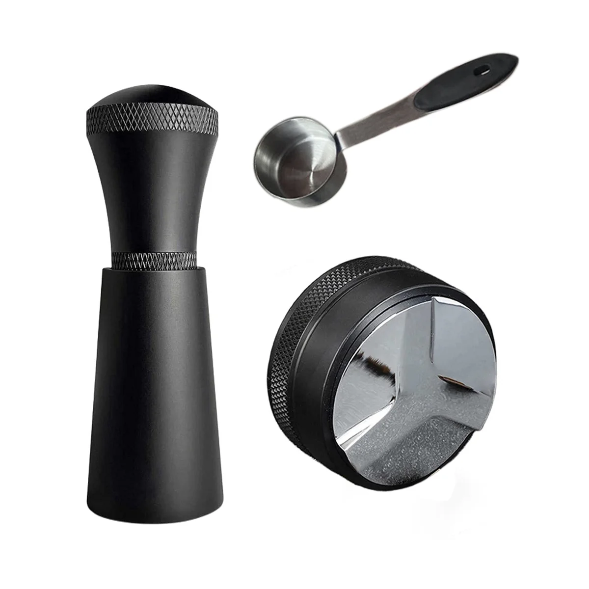 Инструменты для Раздачи Эспрессо WDT - Распределитель Кофе 53 мм из Нержавеющей Стали с Мешалкой с иглами 0,35 мм и 1 Ложечкой для кофе