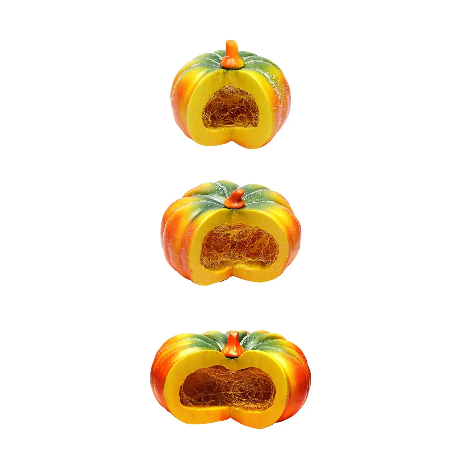Искусственная Осень тыква Овощной Реквизит Украшения на Хэллоуин Ручной работы