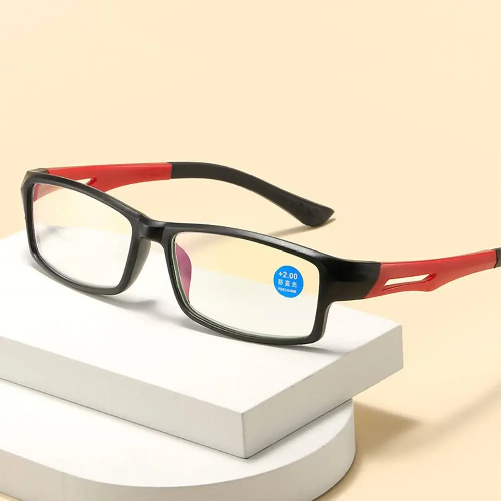 Квадратные очки Для чтения Мужчины Женщины, Очки для чтения с Анти-Синим светом, Сверхлегкая Оправа TR90, Очки для Дальнозоркости + от 100 до + 400 Очков
