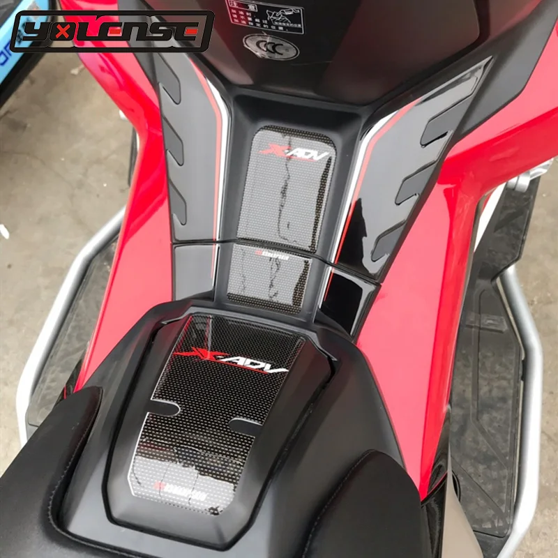 Мотоцикл 3D Накладка на Бак из Углеродного волокна, Наклейка, Защитные Наклейки Для HONDA X-ADV750 X-ADV XADV 750 XADV750 2017 2018 2019 2020