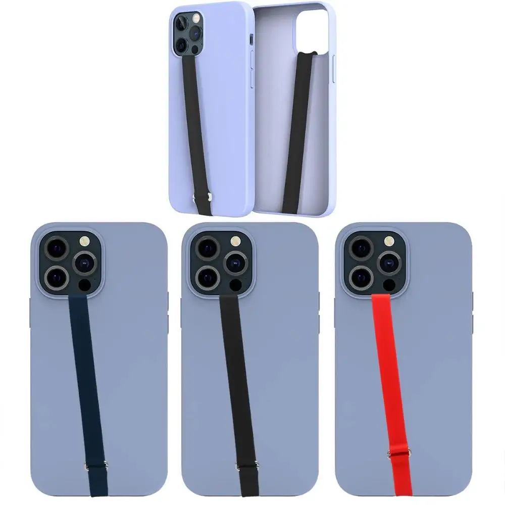 Мягкие силиконовые ремешки для телефона, браслет для рук, силиконовая ручка для телефона, кольцо для пальца, держатель для ремня, веревки для Samsung Для iPhone