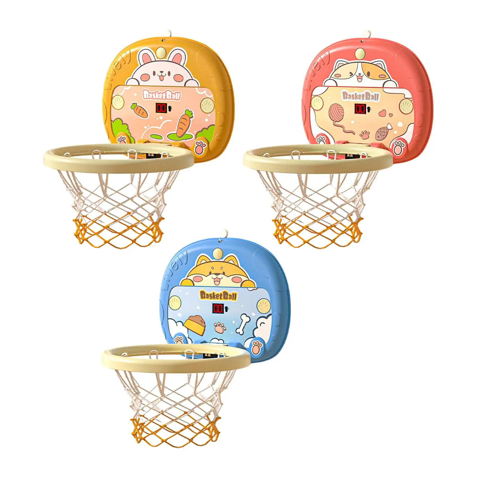 Набор мини баскетбольных колец с аксессуарами Баскетбольная игрушка Игрушки Монтессори Интерактивные игрушки для дома, стены, двери, офиса, подарки для взрослых