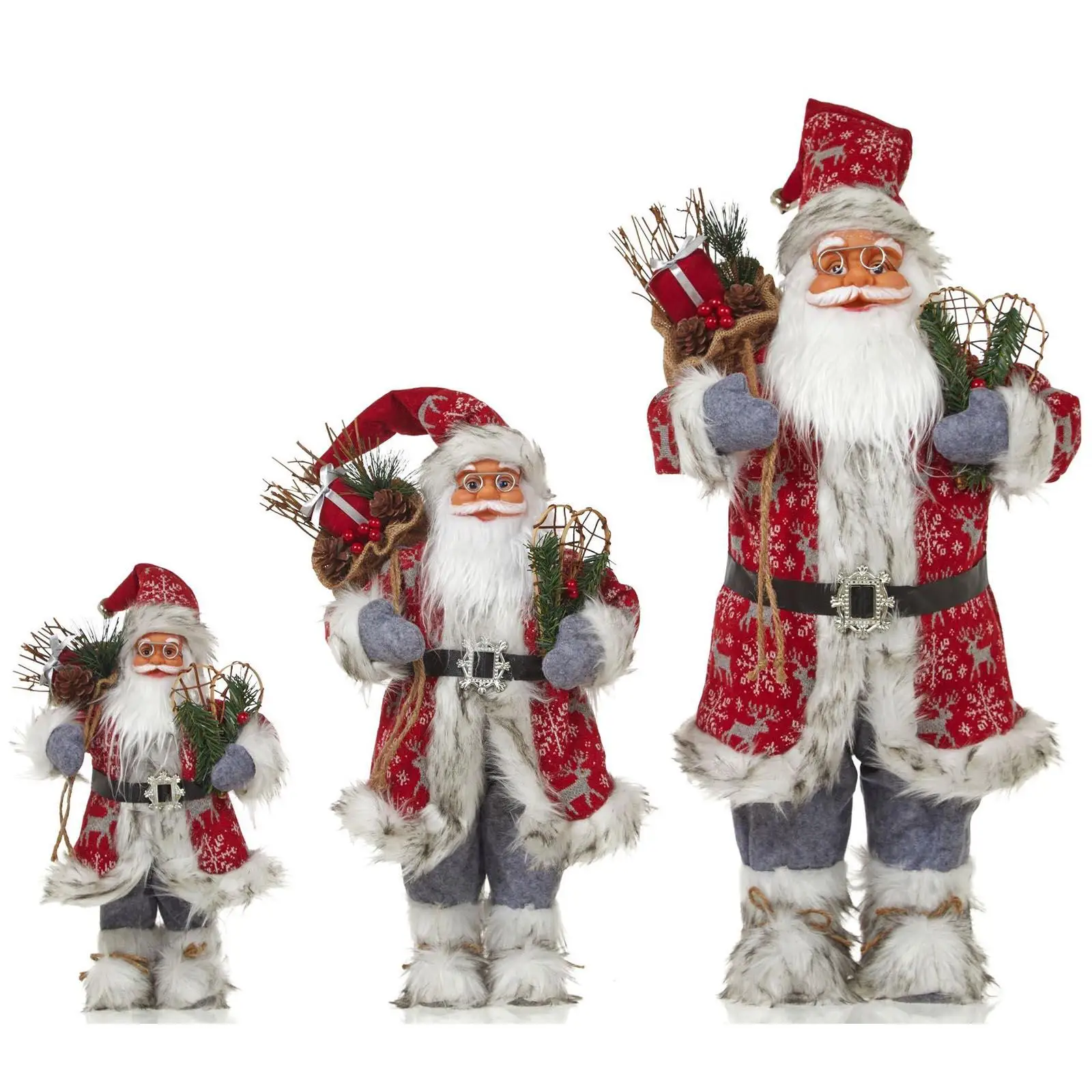 Настольный Рождественский декор, Настольная фигурка Санта-Клауса для праздника в помещении и на улице
