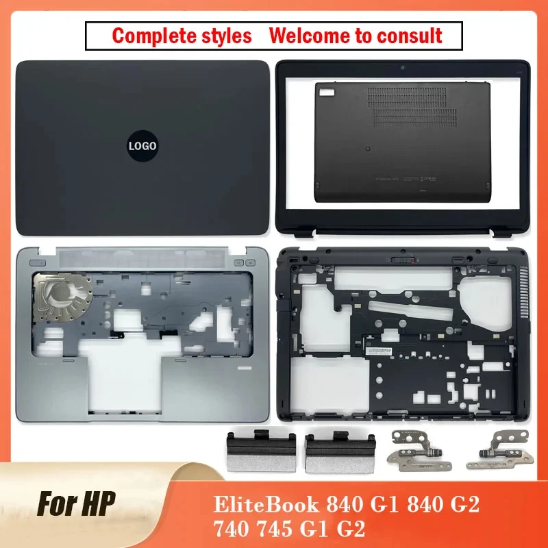 Новинка Для HP EliteBook 840 G1 840 G2 740 745 G1 G2 ЖК-Дисплей Для Ноутбука Задняя Крышка Передняя Рамка Упор Для рук Нижний Корпус Петли 840 G1 G2 14 Дюймов
