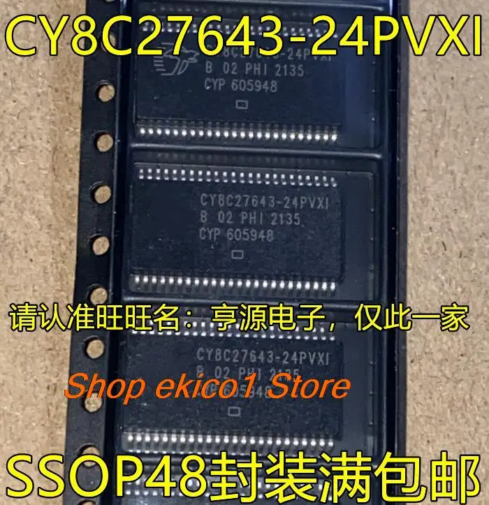Оригинальный комплект CY8C27643-24PVXI SSOP48 IC MCU