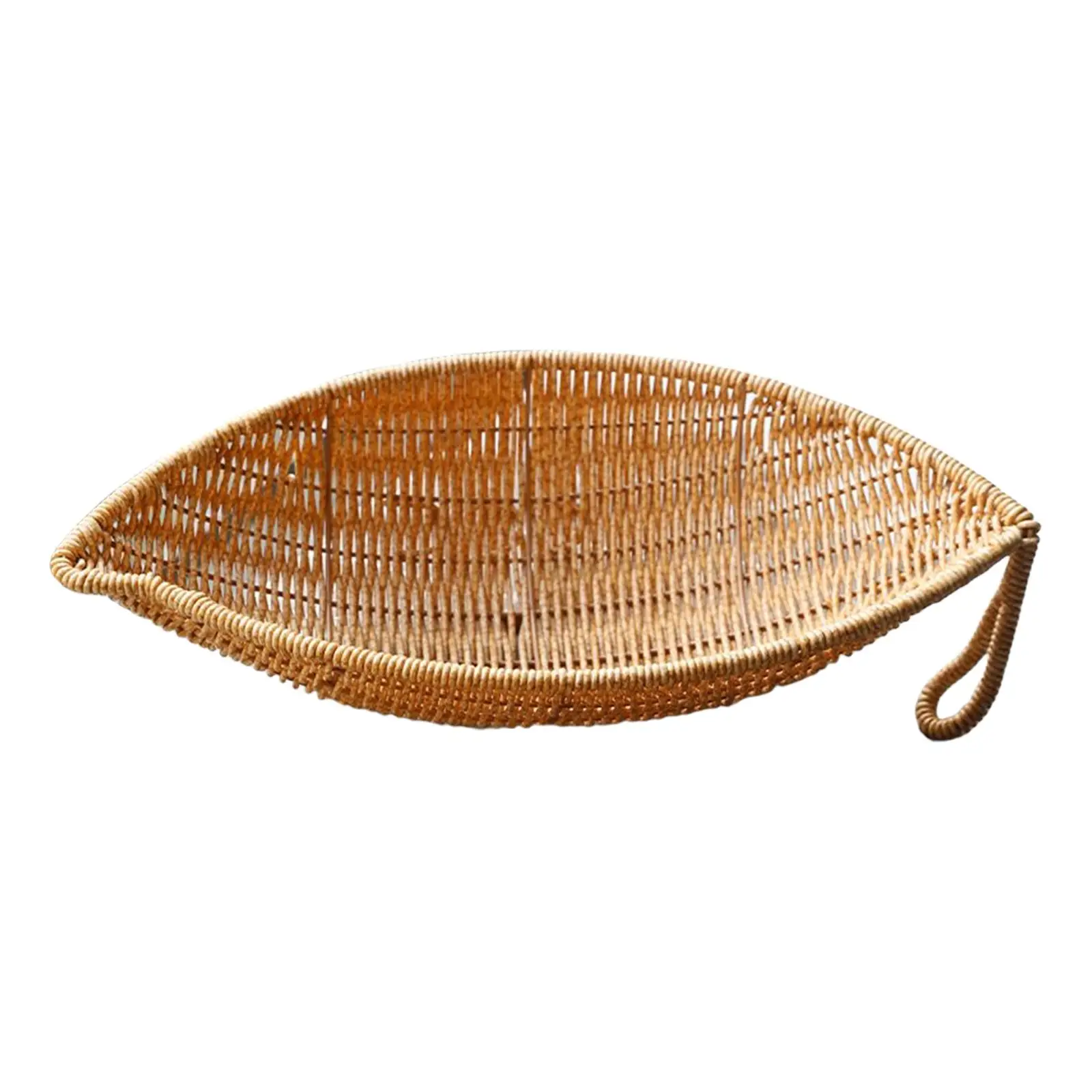Плетеная корзина для хранения в деревенском стиле, Сервировочная корзина, держатель для закусок, картофеля