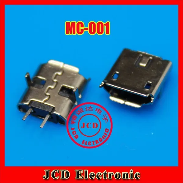 Разъем MICRO USB 2P Mike 2PIN V8 для телефона Android, двухконтактный порт зарядки, 2-контактный разъем Mini Micro USB, MC-001