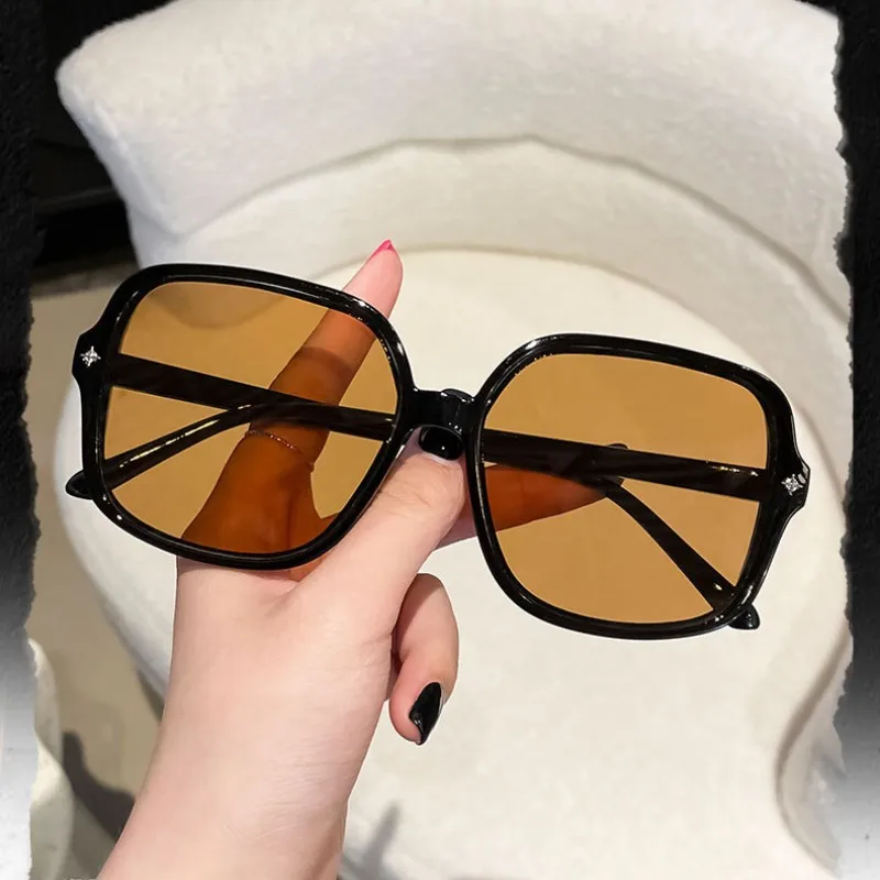 Роскошные брендовые дизайнерские женские солнцезащитные очки в негабаритной оправе Унисекс Винтажные Квадратные солнцезащитные очки Классические очки для вождения UV400