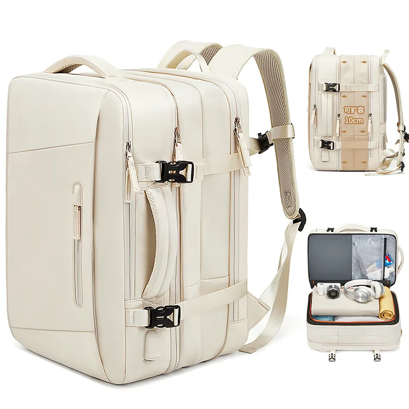 Рюкзак для авиаперелетов с возможностью расширения для мужчин и женщин, сумка для ноутбука, багаж, мужские сумки большой вместимости, многофункциональные рюкзаки для деловых поездок
