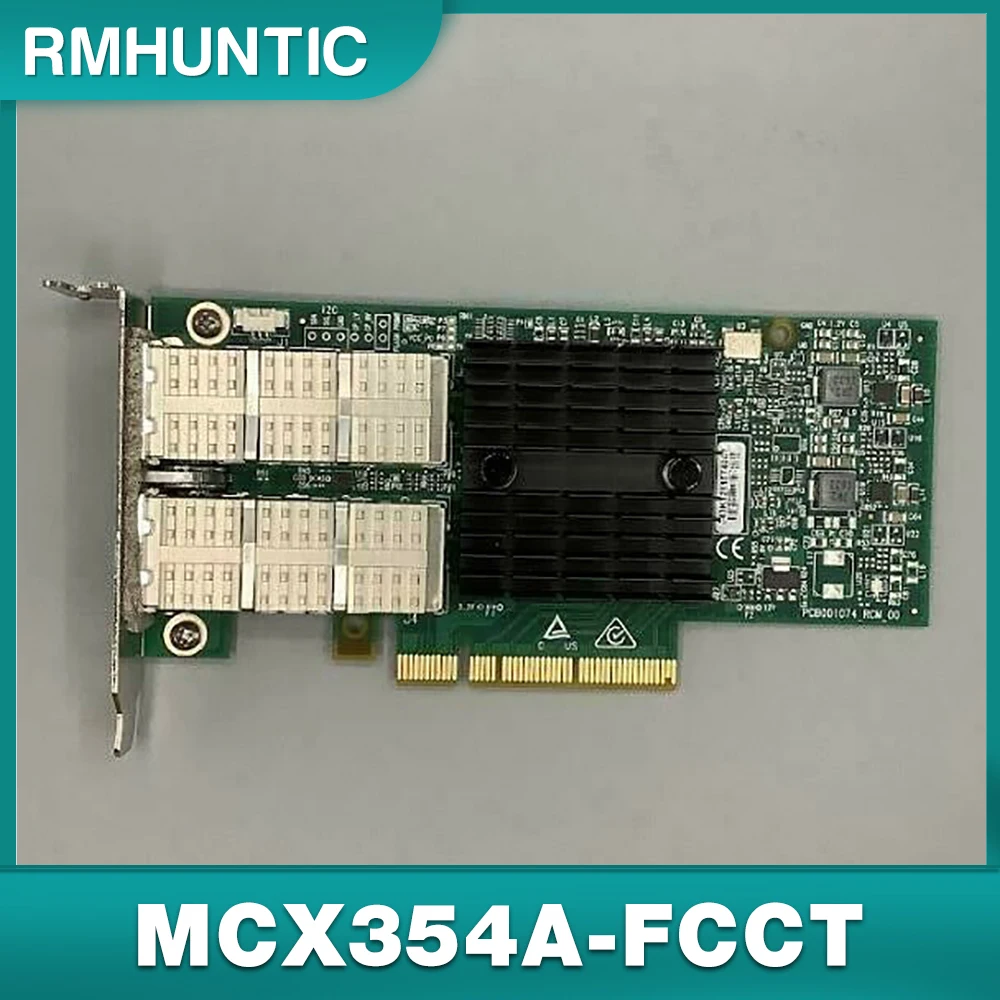 Сетевой адаптер для Mellanox ConnectX-3Pro FDR InfiniBand + 40GigE VPI CX354A PCI-Ex8 Двухпортовая Сетевая карта MCX354A-FCCT