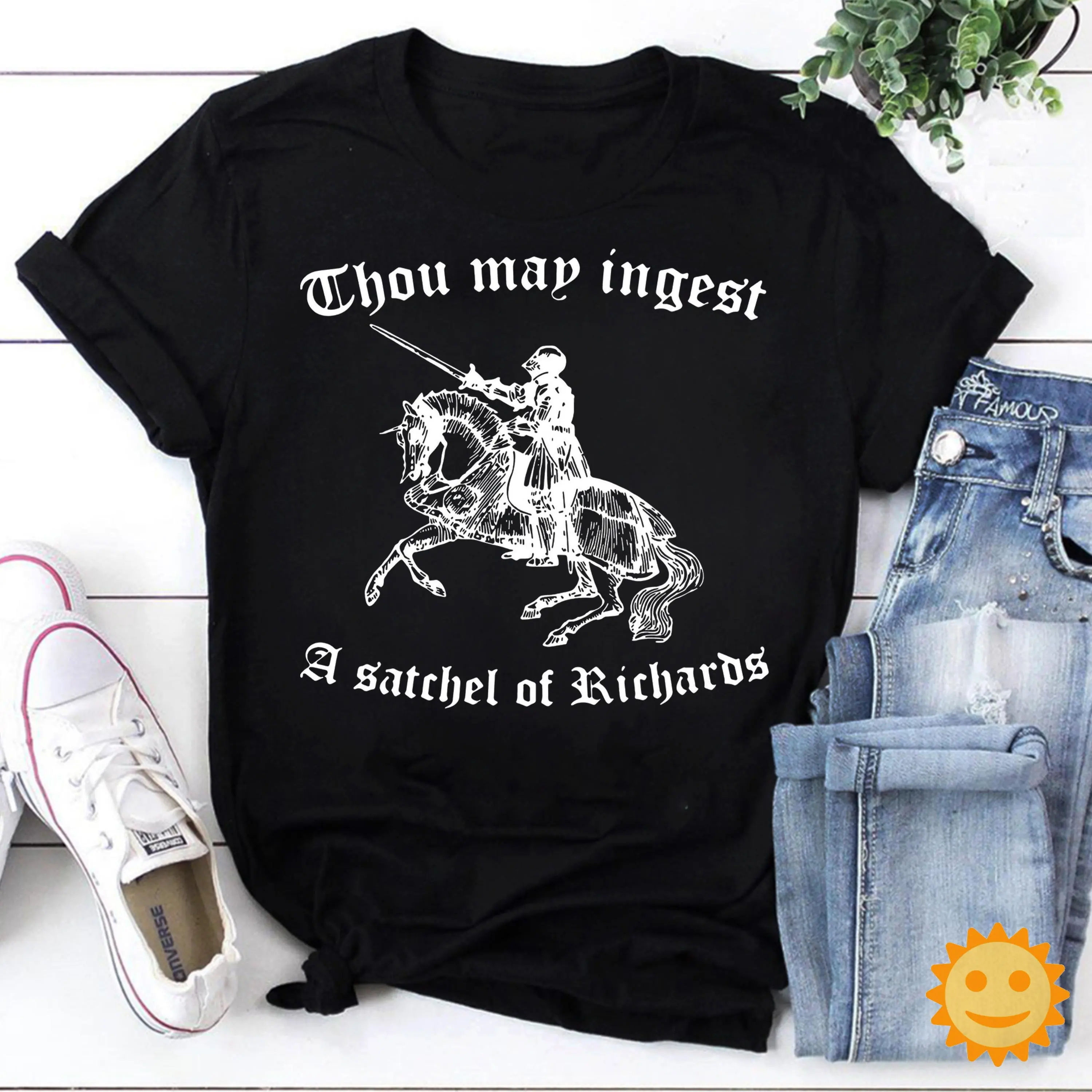 Ты Можешь съесть винтажную футболку Satchel of Richards.