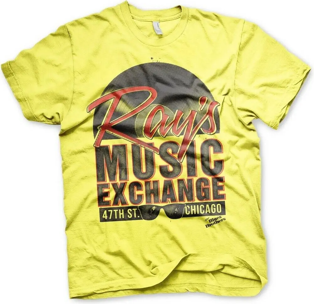 Футболка Blues Brothers Ray's Music Exchange Желтого цвета