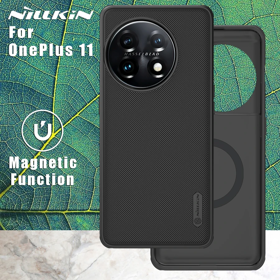Чехол Nillkin для OnePlus 11 5G Матовый Pro Magnetic Magsafe, матовая полная задняя крышка для 1 + 11 человек