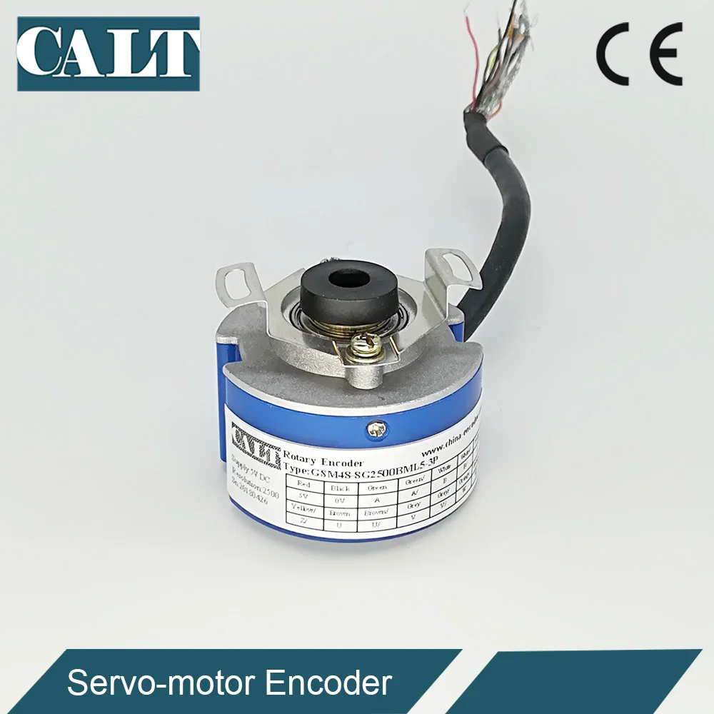 Энкодер серводвигателя CALT 2500 Pulse размером 48 мм Заменит 48T2-25-5MD-98-L-070 Nemicon