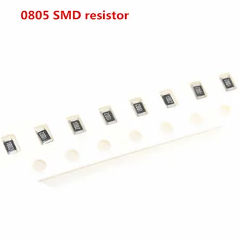 0805 SMD Комплект резисторов Ассорти 1 ом-1 М Ом 1% 33 значения x 20шт = 660шт Набор образцов  5