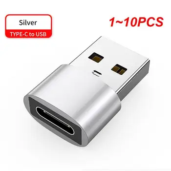 1-10 шт. Новый светодиодный OTG-адаптер USB-Type C, Micro-USB-разъемы USB3.0-адаптер Type-C для  5
