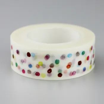 1,5 см Цветная Точечная Клейкая Лента для Скрапбукинга DIY Craft Sticky Deco Малярная лента Washi Tape Лента Школьные Канцелярские Принадлежности  5