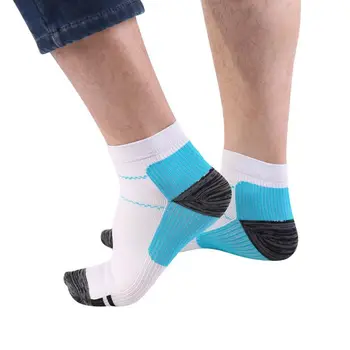 1 пара носков Для мужчин И женщин, компрессионные носки для ног При подошвенном фасциите, пяточных шпорах, боли в своде стопы, Спортивные носки  4