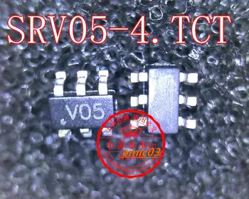 10 штук SRV05-4 SRV05-4.TCT V05 SOT23-6   5