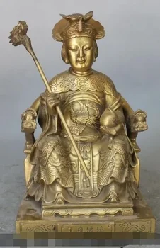 11-Дюймовая скульптура китайской бронзовой королевы-матери Ванму Феникс Белль Ванму Му  10