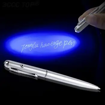 1ШТ Креативная Волшебная шариковая ручка с ультрафиолетовым излучением, невидимые чернила, Ручка для написания секретных сообщений, ручка для рисования, шариковые ручки, школьные принадлежности  5
