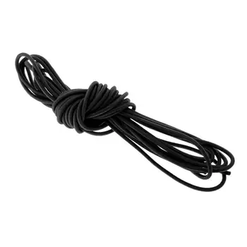 2/3/5 мм Эластичная банджи-веревка, амортизационный шнур, обвязка чехлов для лодочных прицепов, 20 м, черный  5
