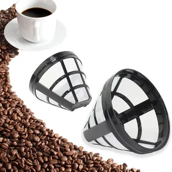 2 упаковки № 4 Многоразовый фильтр-корзина для кофеварки Cuisinart Ninja Filters, подходит для большинства кофемашин с капельной подачей в корзине на 8-12 чашек  5