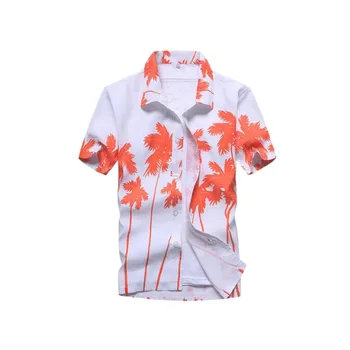 2023 Мужская одежда в гавайском стиле, 3D печать, Мужские элегантные рубашки, мужская одежда ослепительных цветов  3